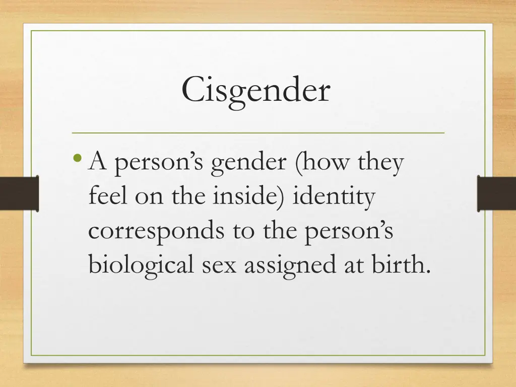 cisgender