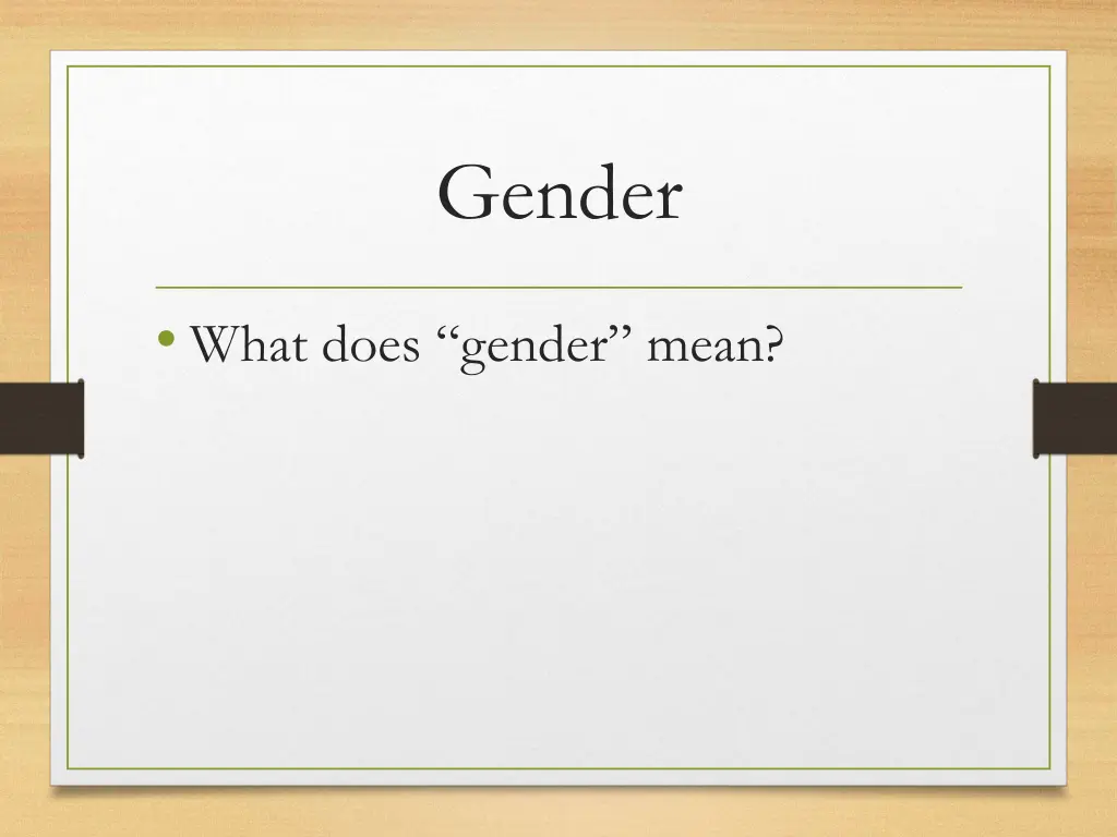 gender