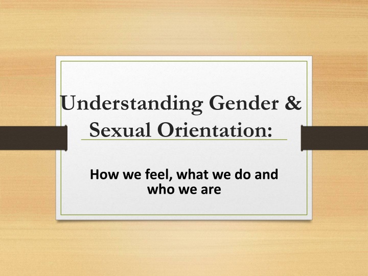 understanding gender sexual orientation