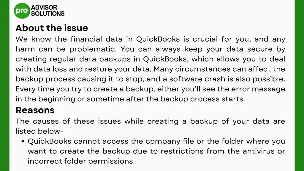 about the issue we know the financial data