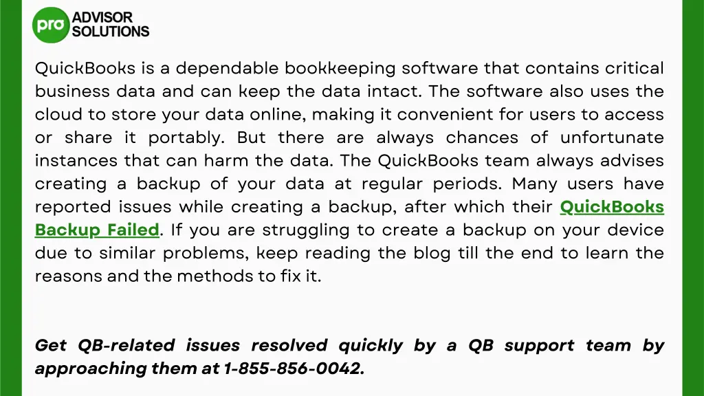 quickbooks is a dependable bookkeeping software