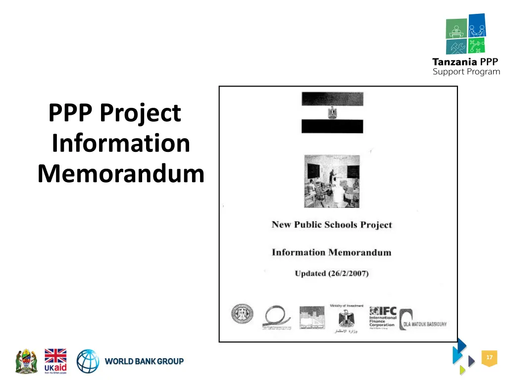 ppp project information memorandum