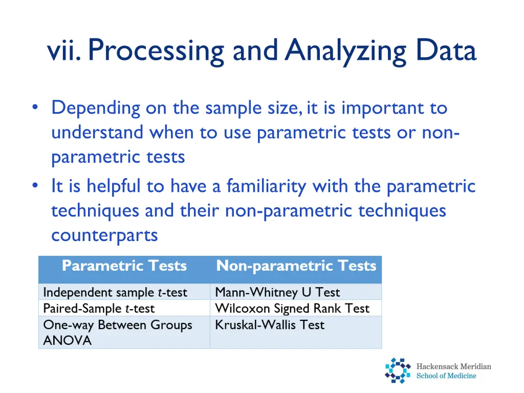 vii processing and analyzing data 1