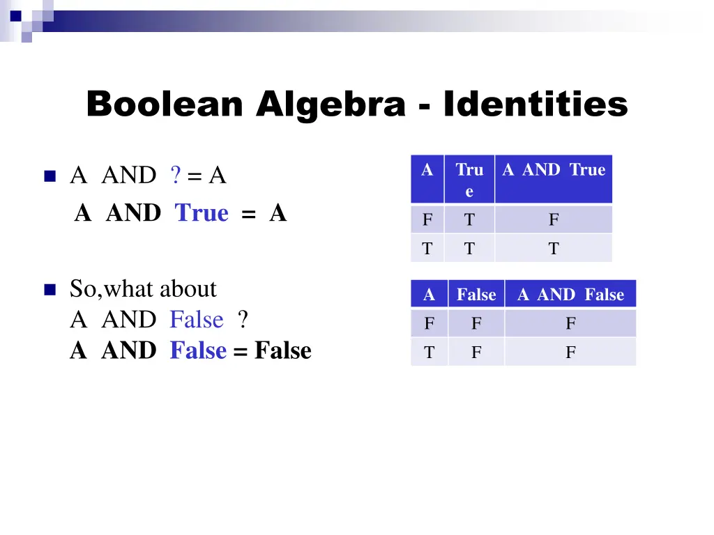 boolean algebra identities 2