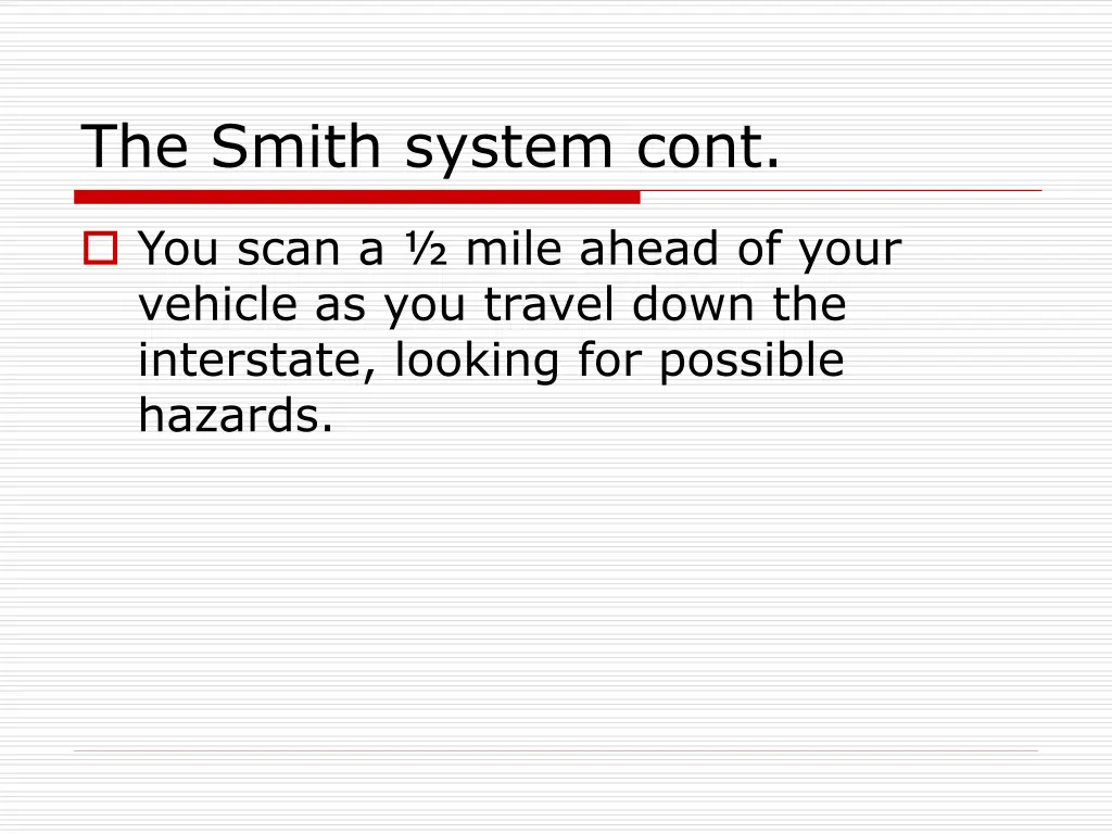 the smith system cont 2