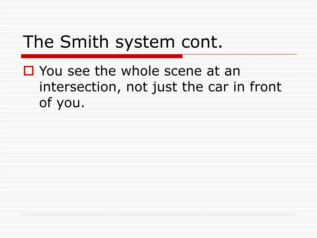 the smith system cont 4