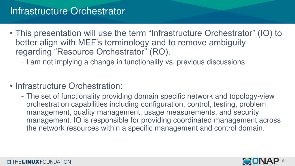 infrastructure orchestrator