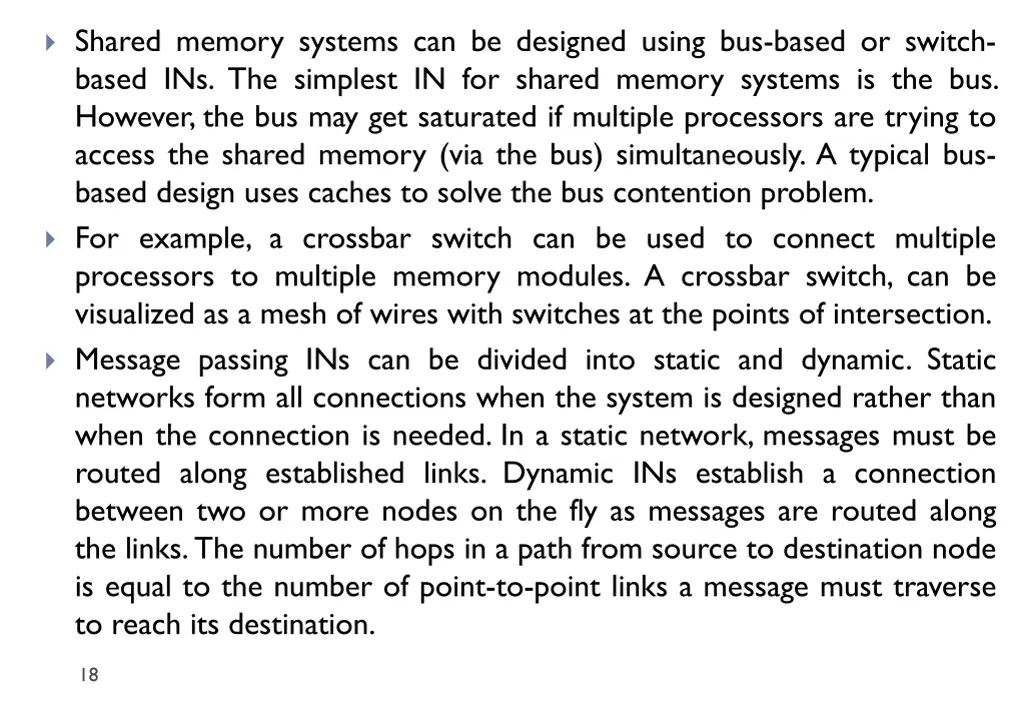 shared memory systems can be designed using