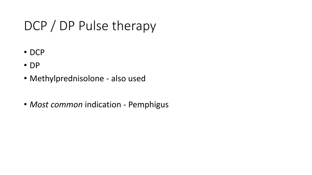 dcp dp pulse therapy