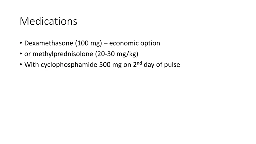 medications