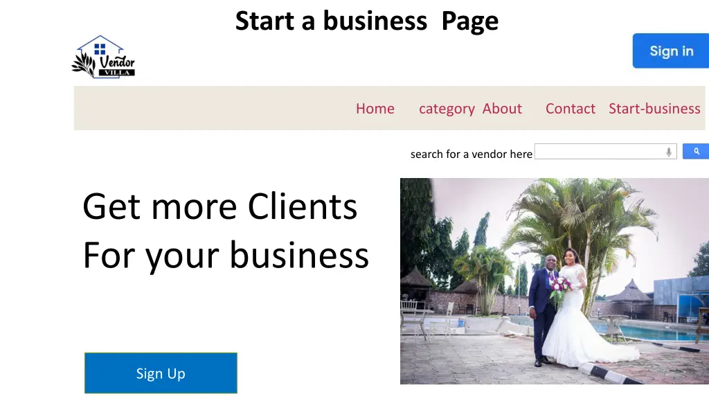 start a business page