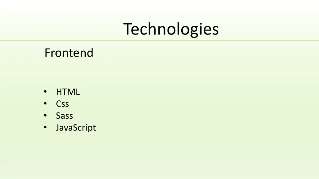 technologies