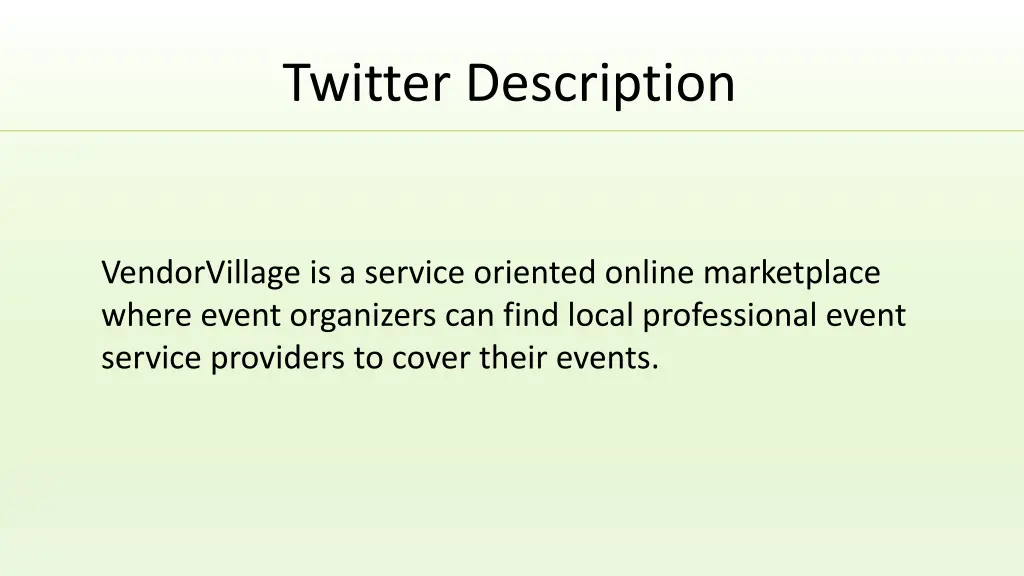 twitter description