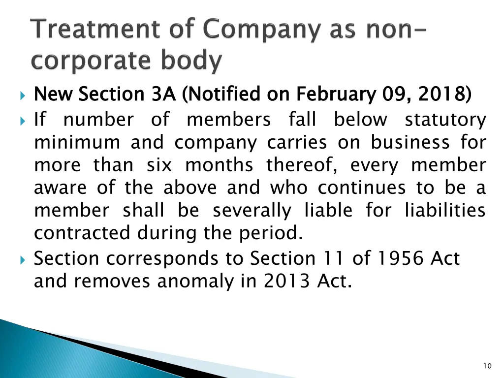 new section 3a notified on february 09 2018