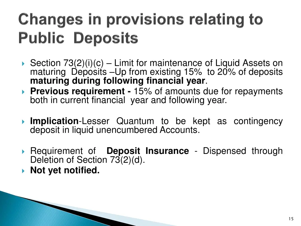 section 73 2 i c limit for maintenance of liquid