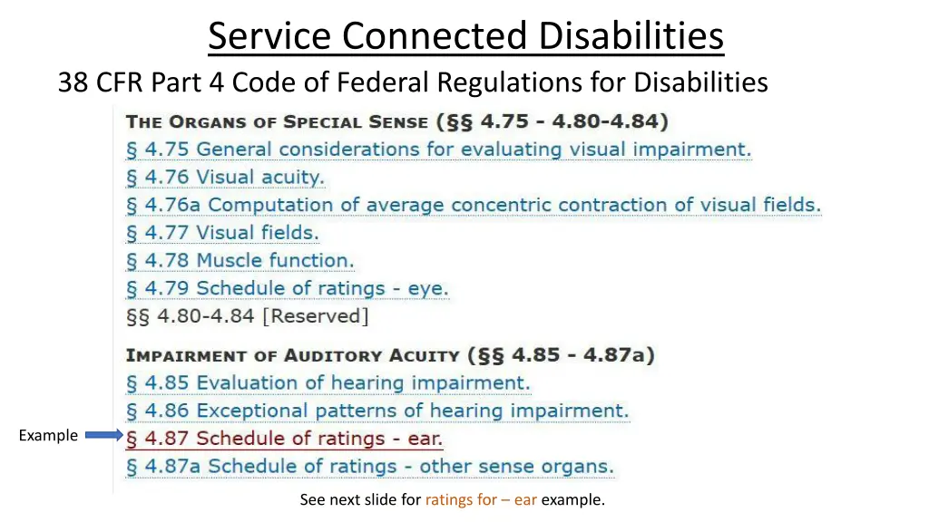 service connected disabilities 10