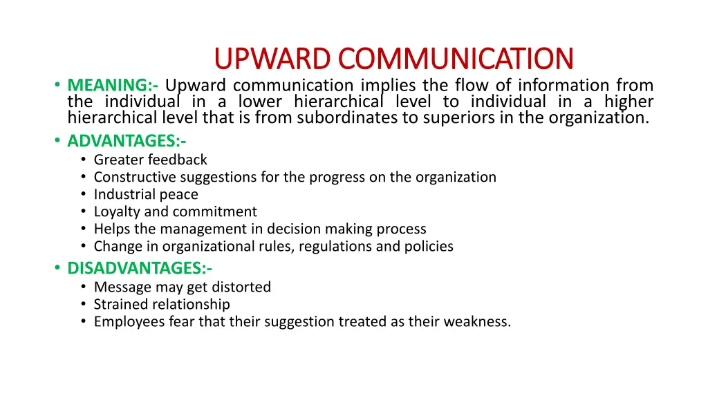 upward communication upward communication meaning