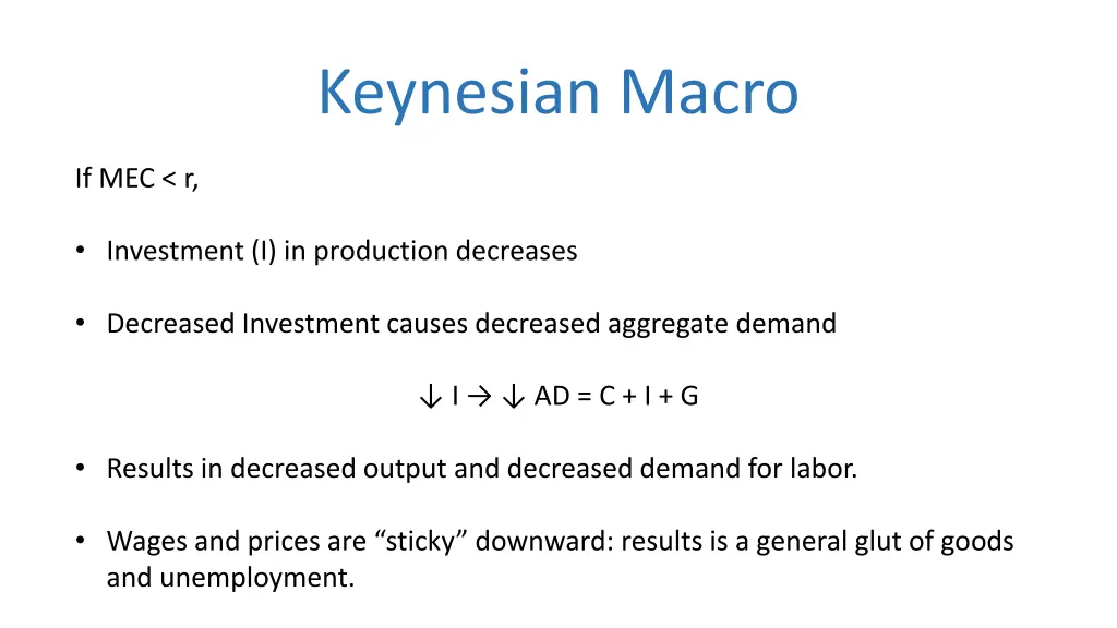 keynesian macro 2