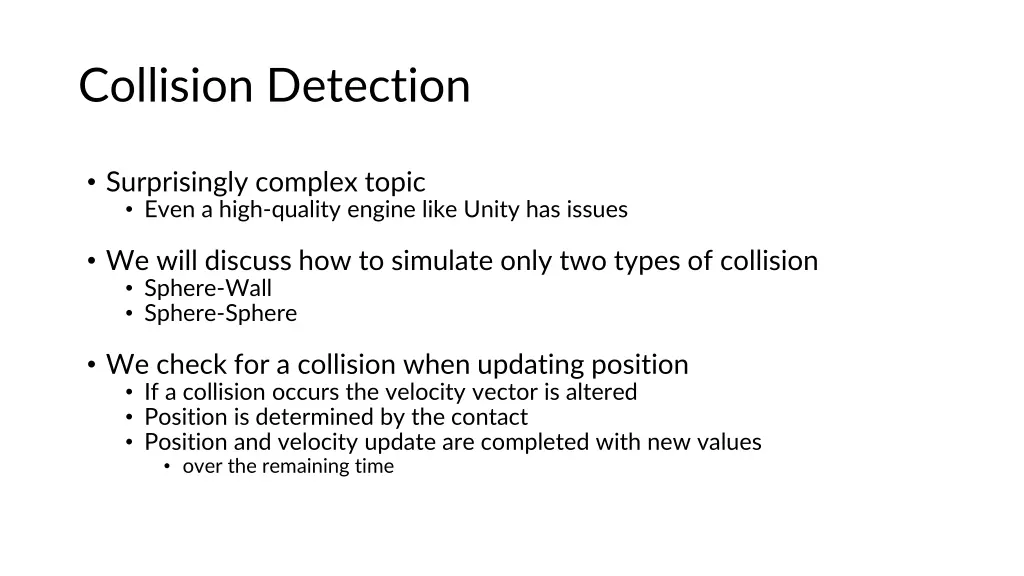 collision detection 1