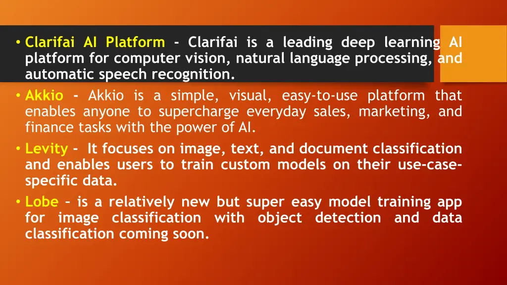 clarifai ai platform clarifai is a leading deep