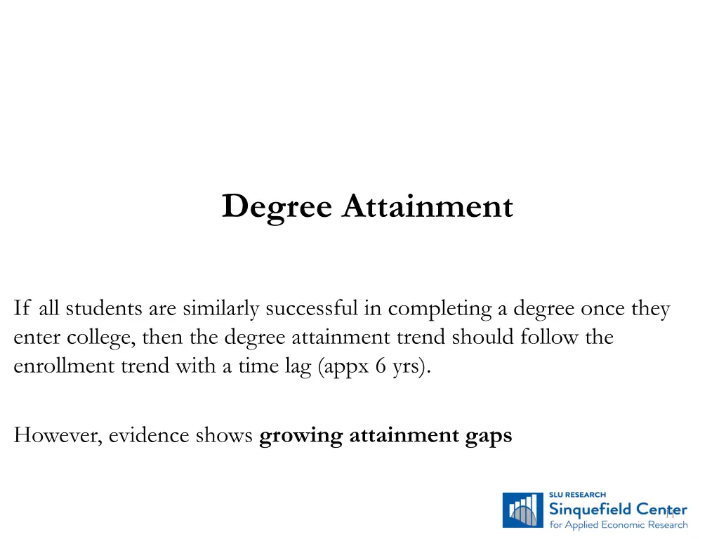 degree attainment