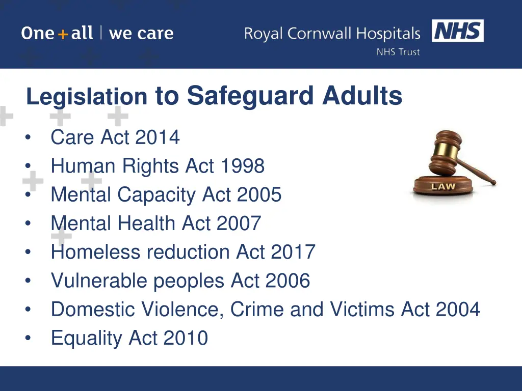 legislation to safeguard adults