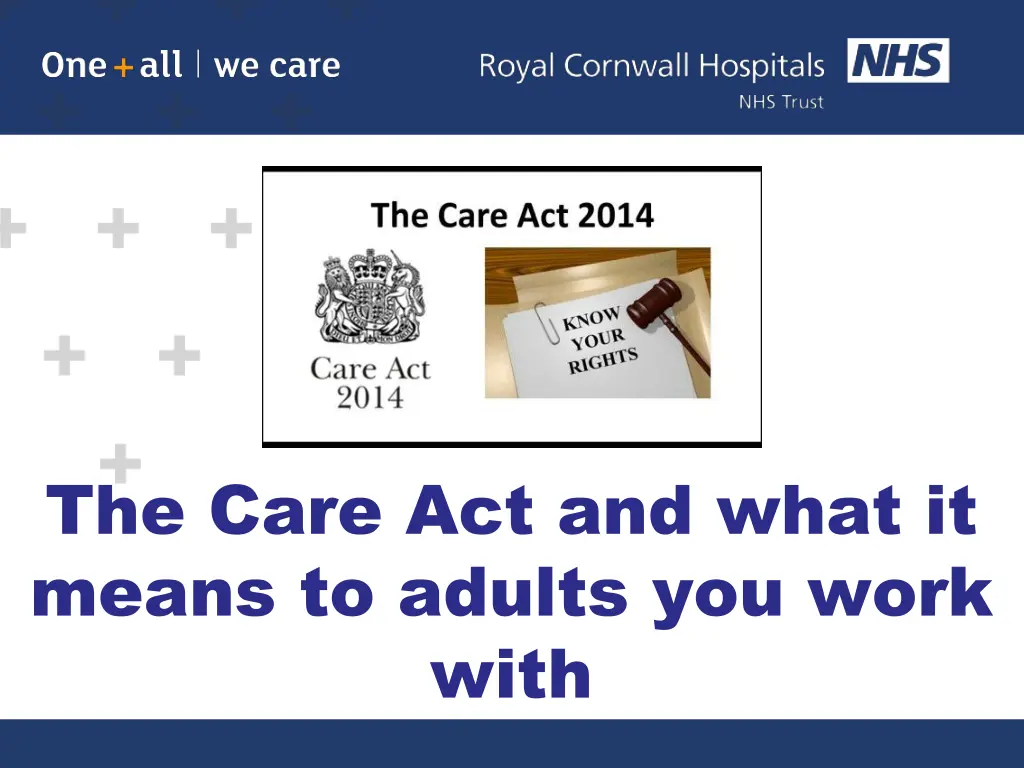 the care act and what it means to adults you work