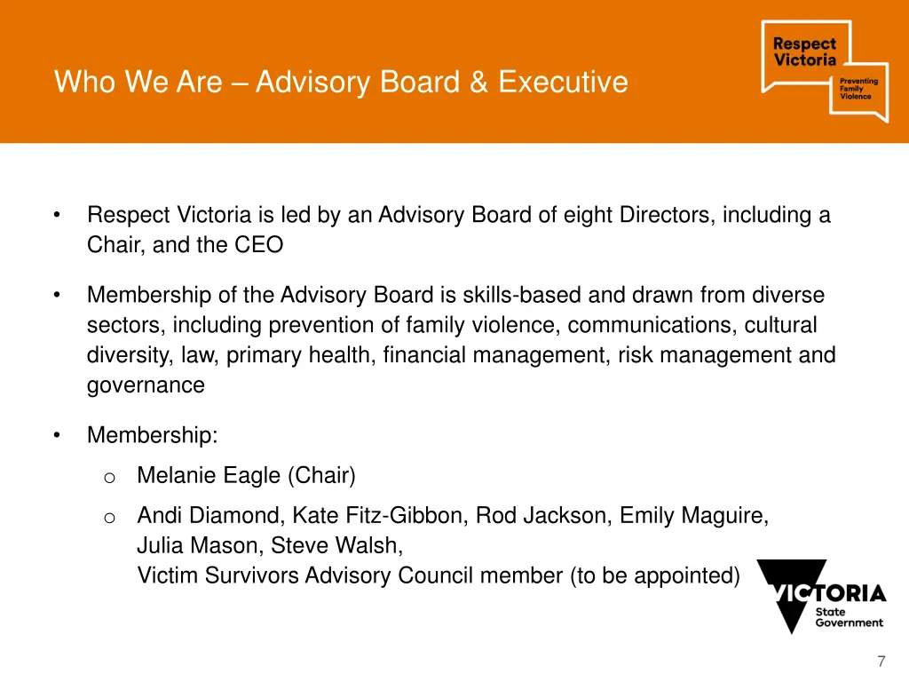 who we are advisory board executive