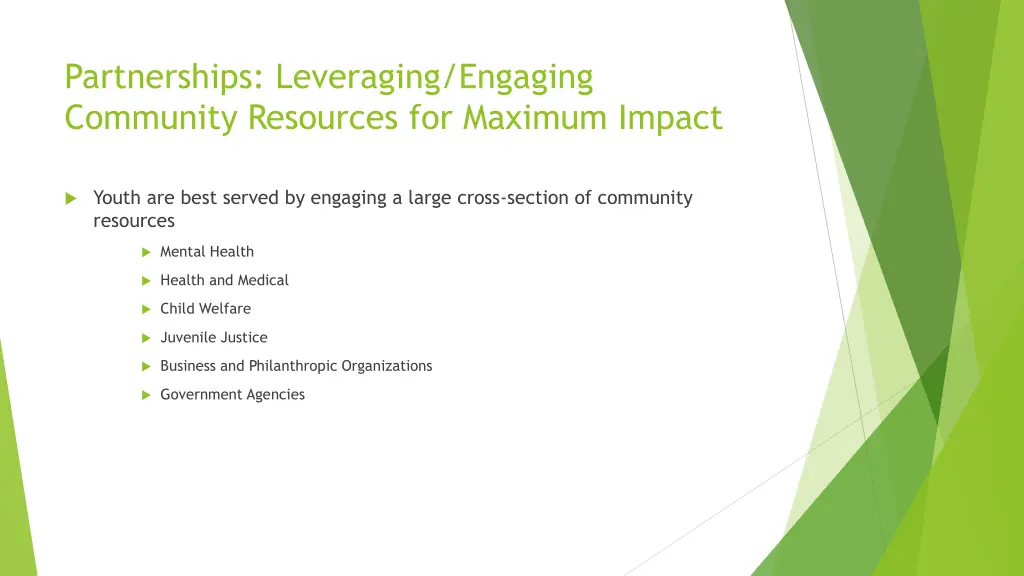 partnerships leveraging engaging community