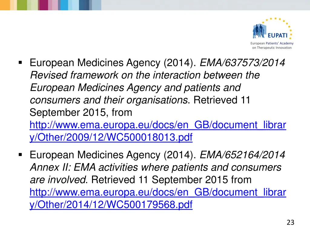 european patients academy on therapeutic 2