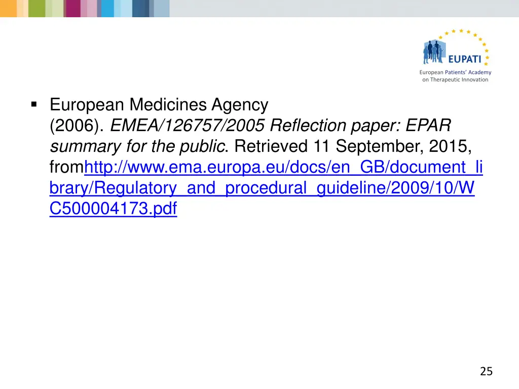 european patients academy on therapeutic 4