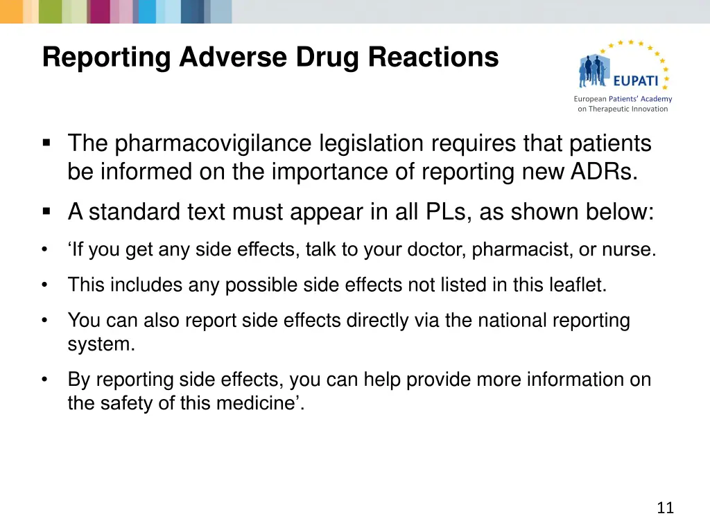 reporting adverse drug reactions