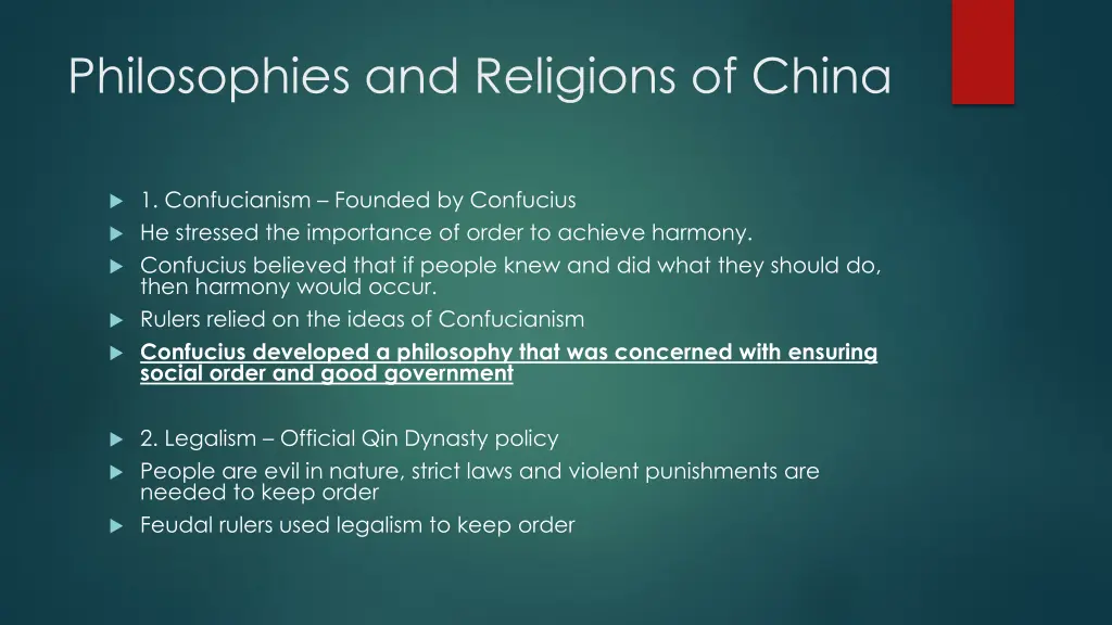 philosophies and religions of china