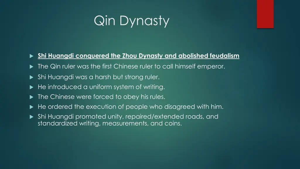 qin dynasty