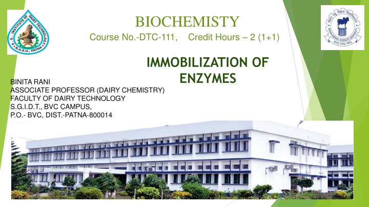 biochemisty course no dtc 111 credit hours 2 1 1