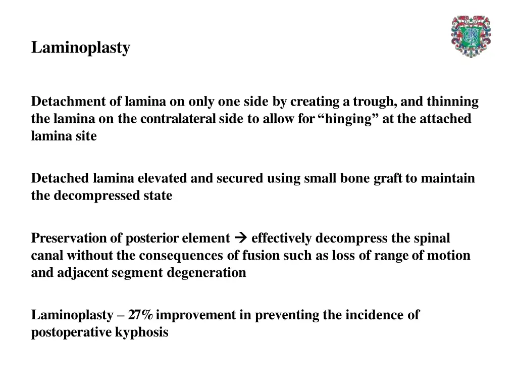 laminoplasty