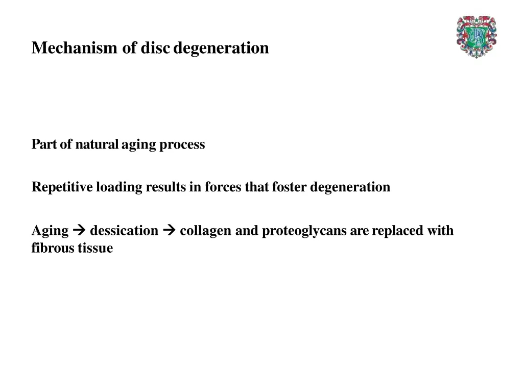 mechanism of discdegeneration