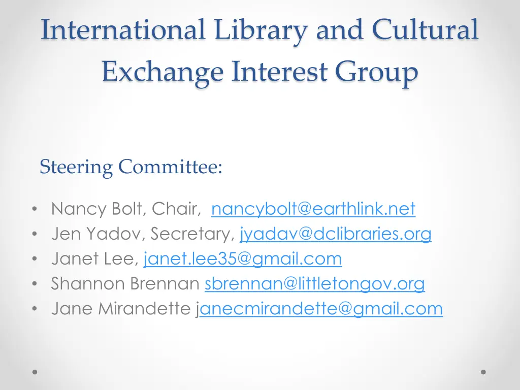 international library and cultural exchange 1