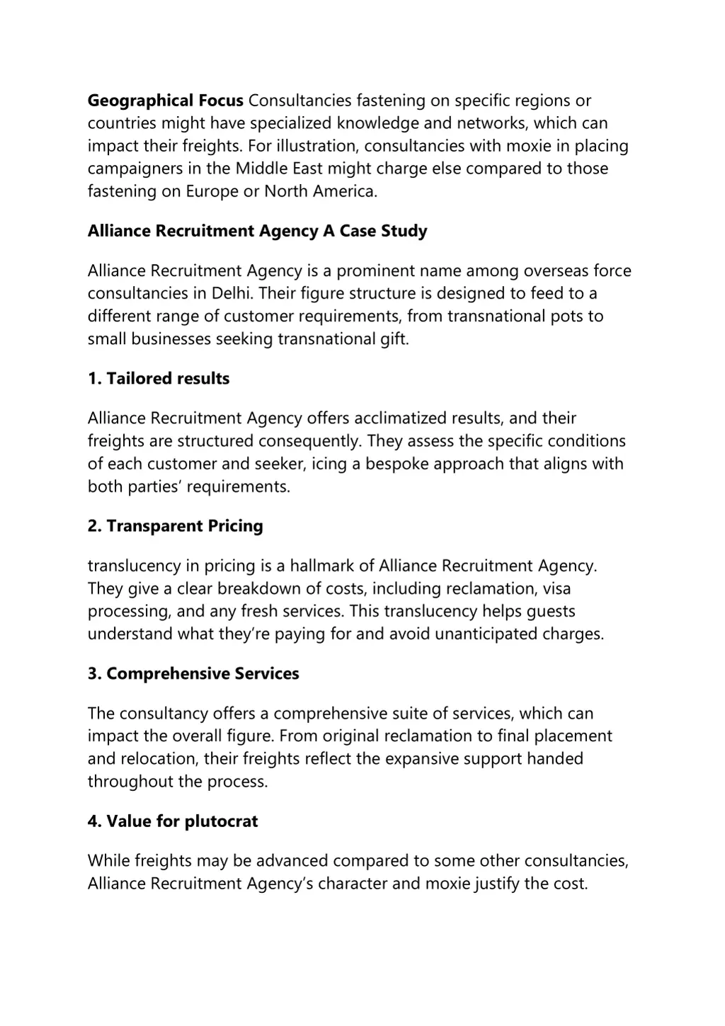 geographical focus consultancies fastening