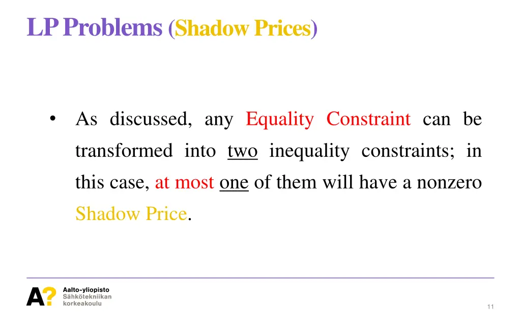 lp problems shadow prices 5