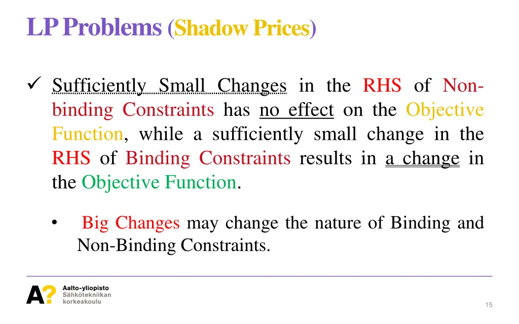 lp problems shadow prices 8