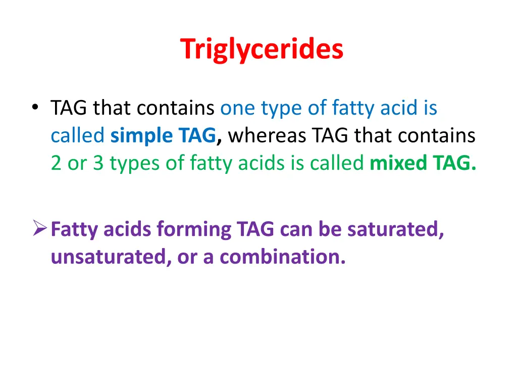 triglycerides 1