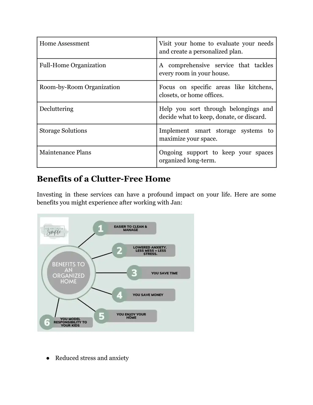 home assessment