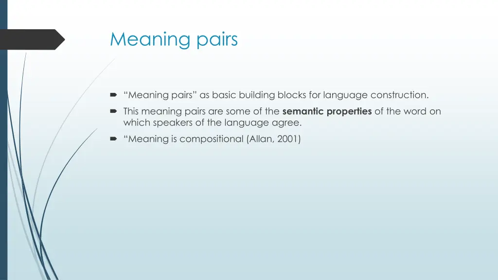 meaning pairs