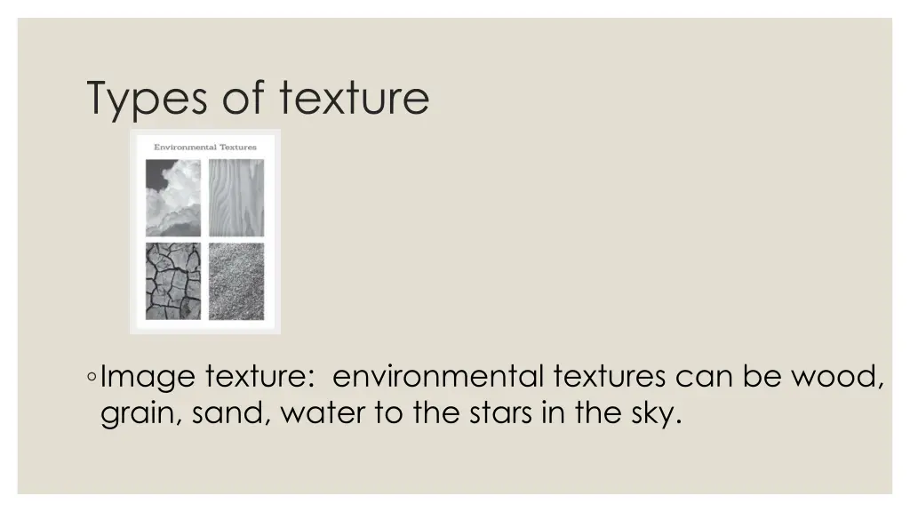 types of texture 1