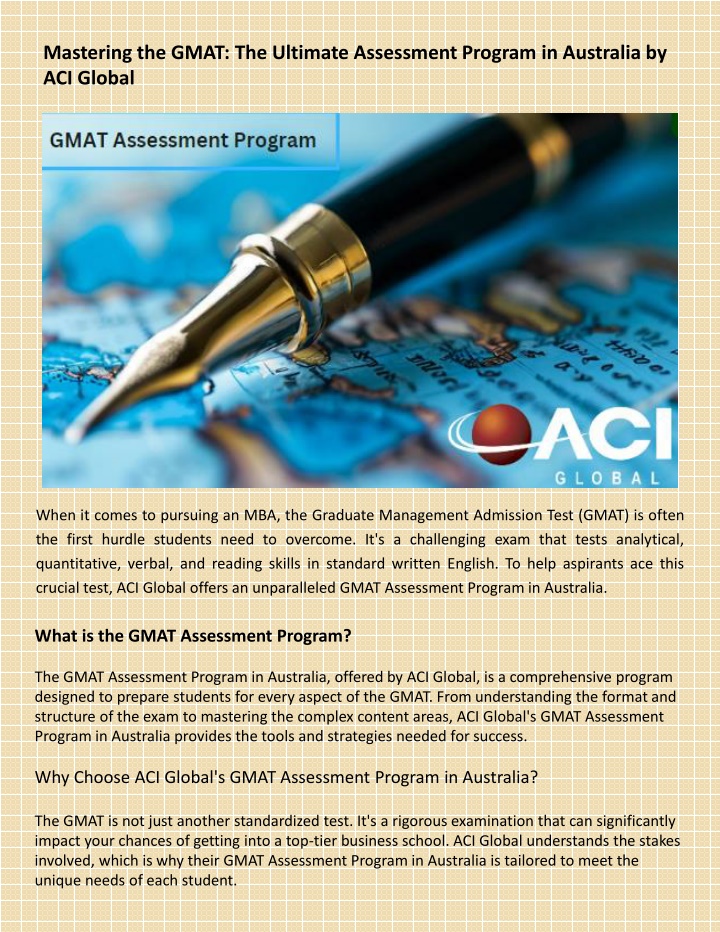 mastering the gmat the ultimate assessment