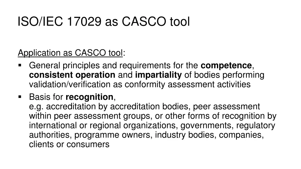 iso iec 17029 as casco tool 2