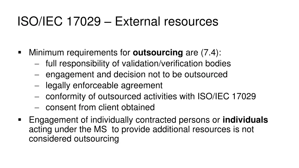 iso iec 17029 external resources