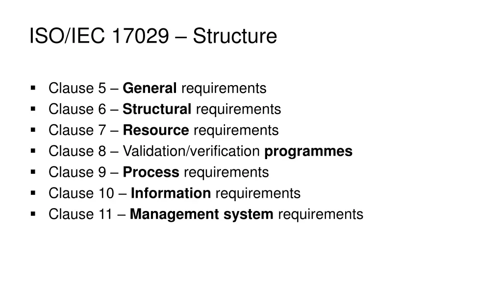 iso iec 17029 structure 2