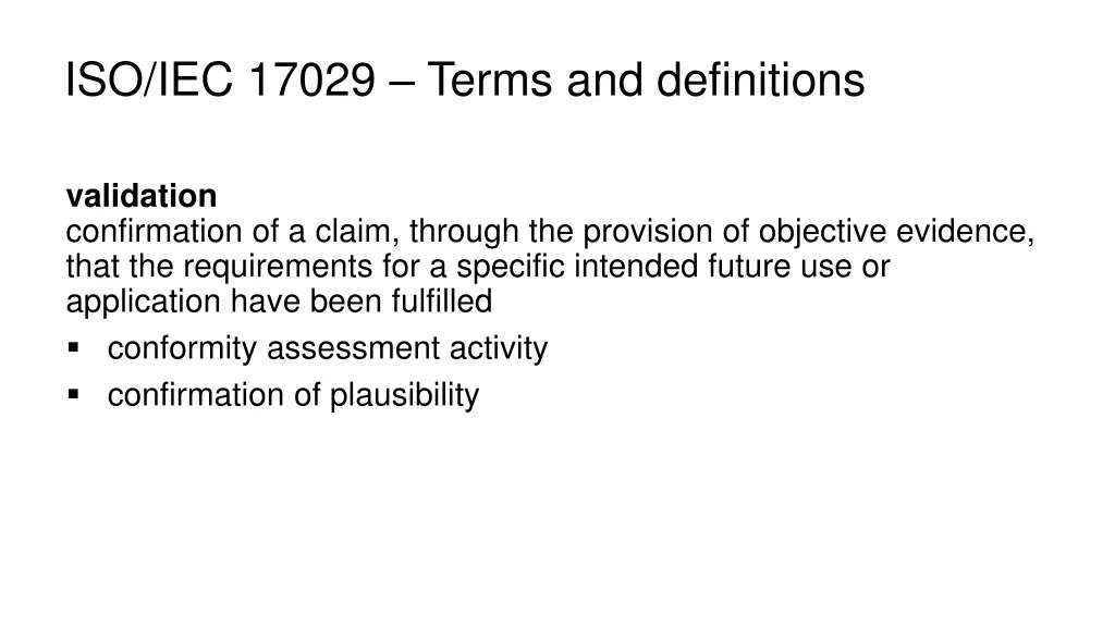 iso iec 17029 terms and definitions 2